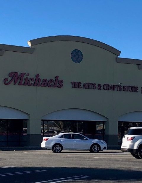 A Michaels store.