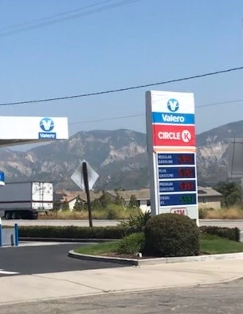 A Valero gas station with a Circle K convenience store.