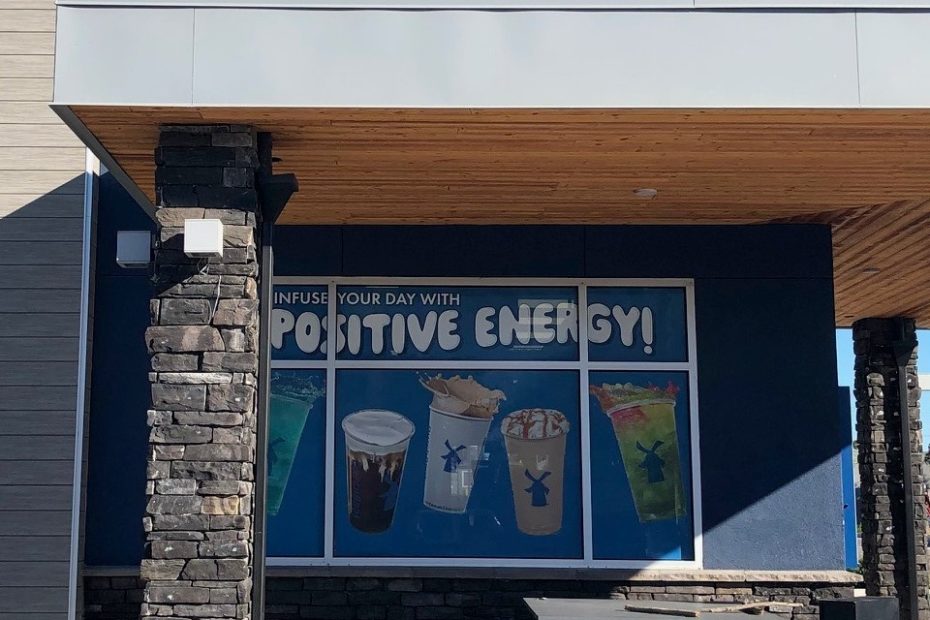 A Dutch Bros coffee shop.