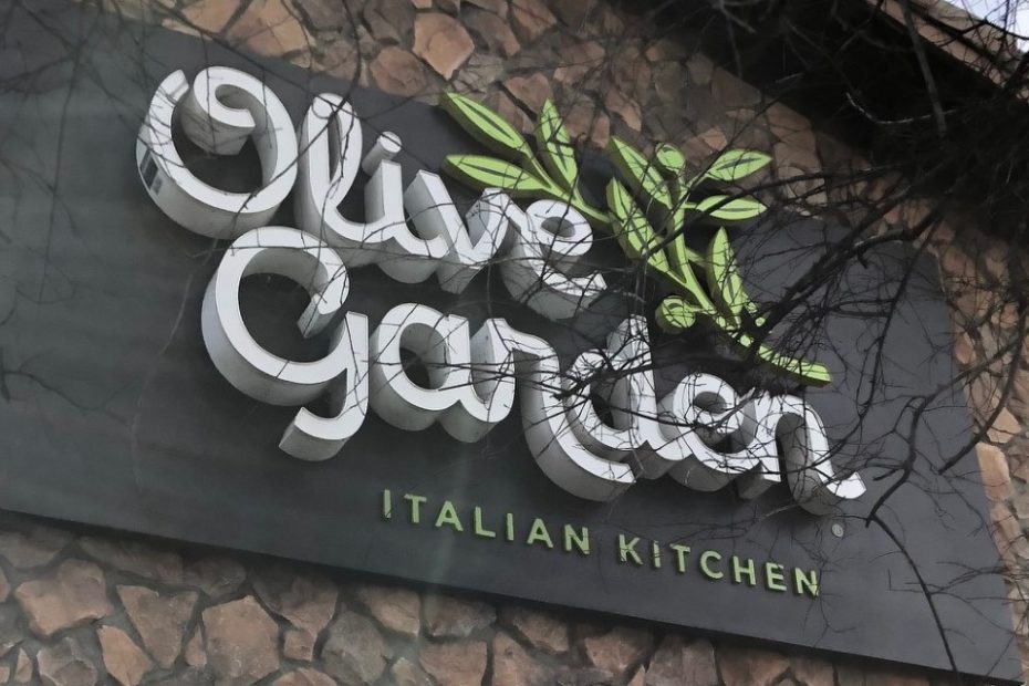 An Olive Garden restaurant.